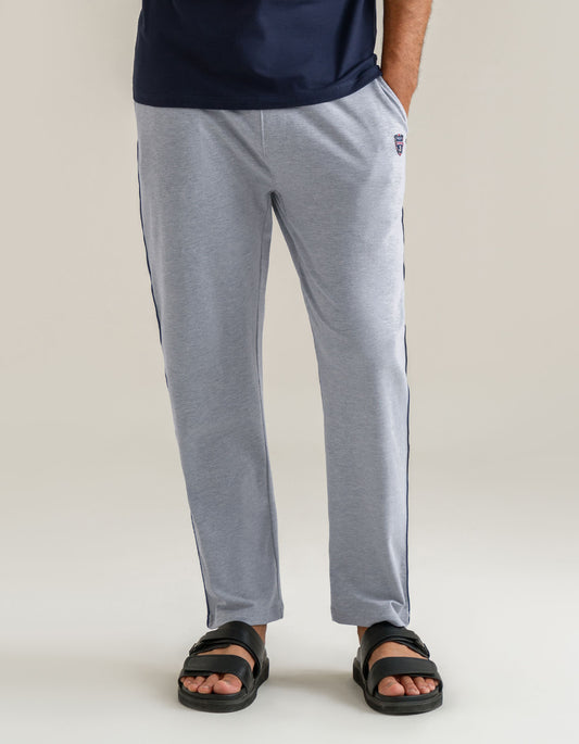 بنطلون جيرسي رمادي كلاسيكي