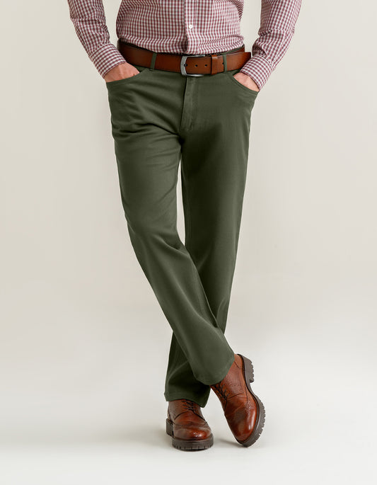 Smart Fit Colour Denim – Dark Green