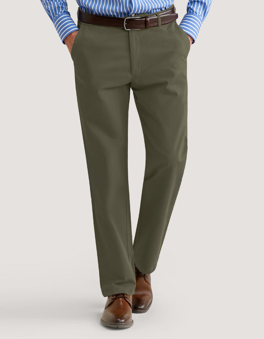 Smart Fit Olive Chino Trouser