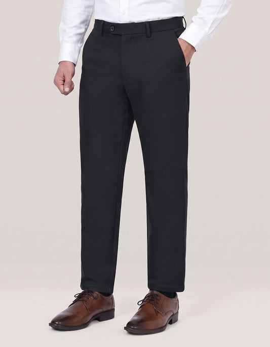 Smart Fit Black Chinos