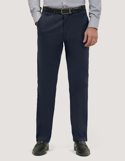 Navy Twill Chino Trouser