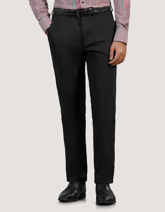 بنطلون تشينو من جلد المولسكين باللون الرمادي الداكن