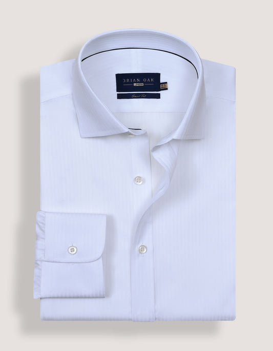 White Striped Dress Shirt UK
