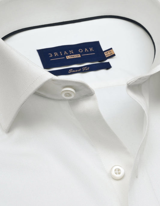 Mens Off White Business Wear Shirt