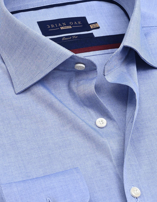 Men's light blue Oxford dress shirt