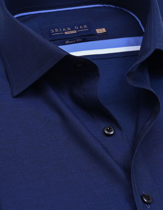 Smart Fit Royal Blue Dress Shirt