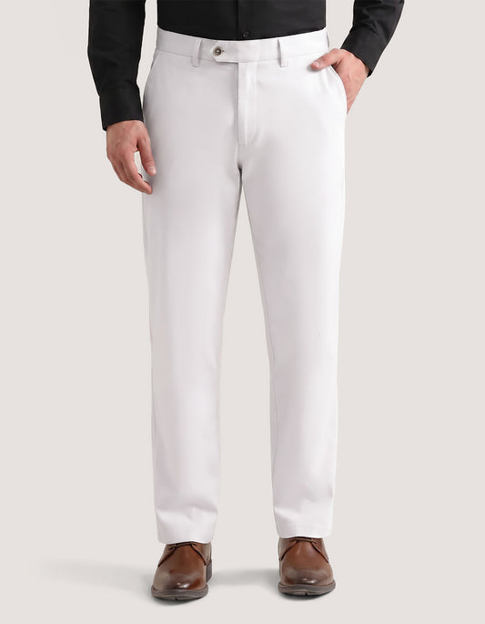 Ivory Straight Fit Stretch Chino