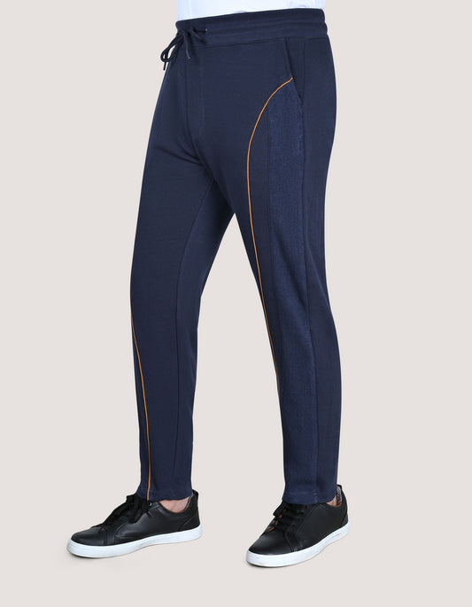 Navy Plain Terry Sweatpants