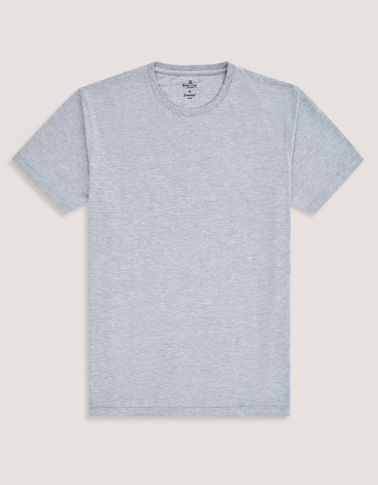 Heather Grey Plain T-Shirt