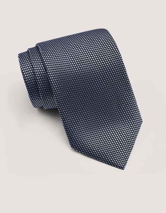 Luxury Silver Textured Tie