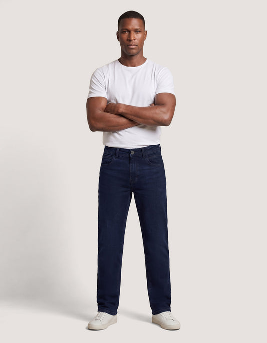 Jean basique pour homme - Bleu foncé