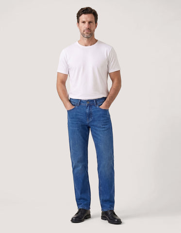 Jean en denim classique bleu clair