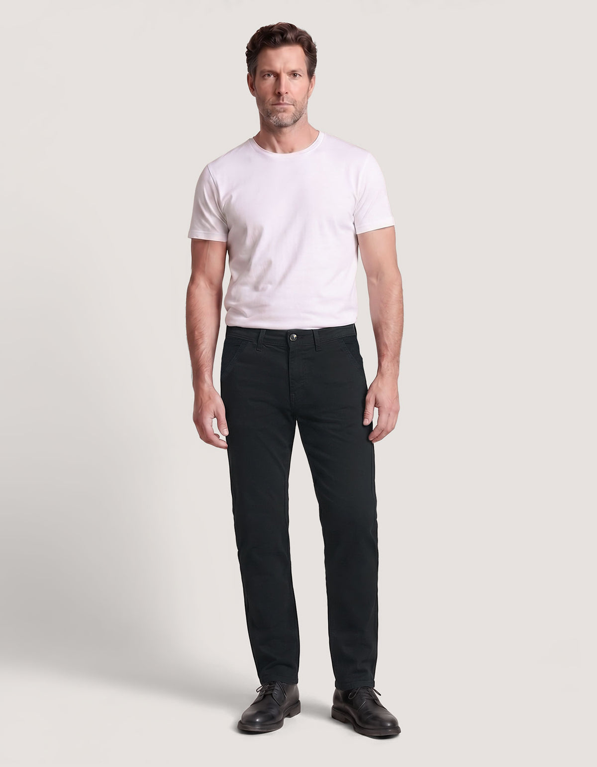 Men's Cross Pocket Black Jeans