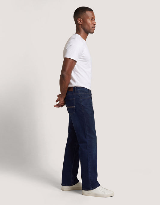Jean basique pour homme - Bleu foncé