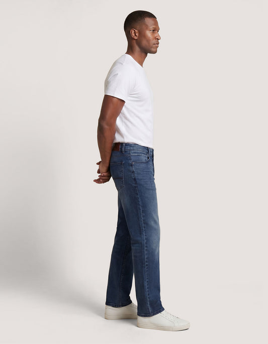 Men's Light Green Tinted Denim Jeans