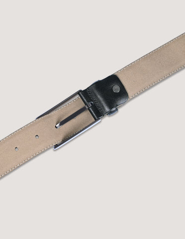 Classic Black Leather Belt