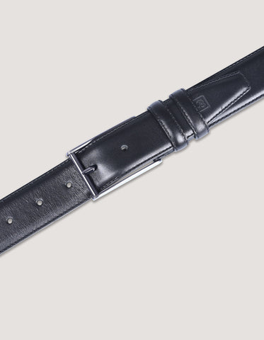 Classic Black Leather Belt