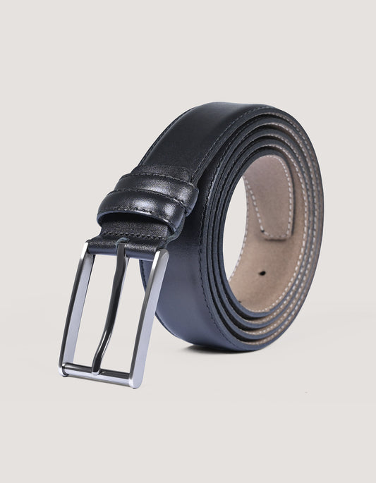 Classic Black Leather Belt