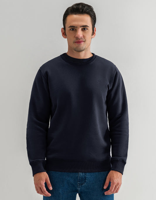 Classic Black Crewneck Sweatshirt