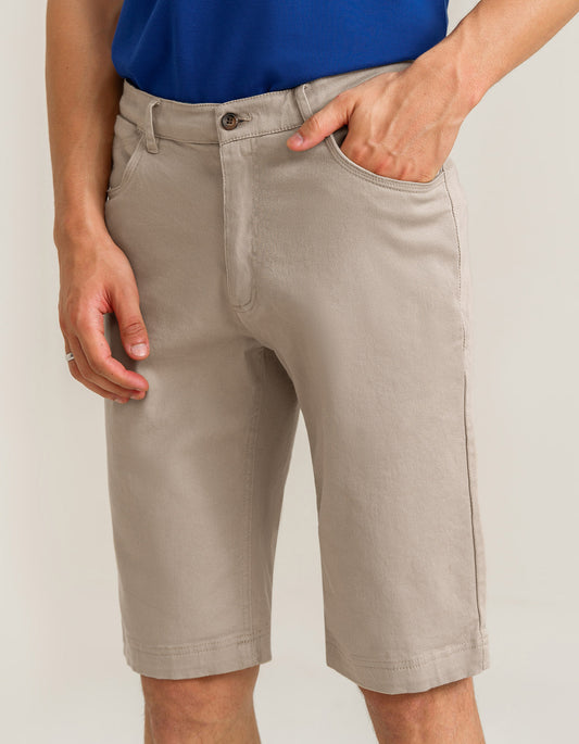 Pantalones cortos de mezclilla para hombre – Piedra