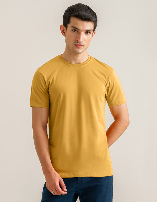 Premium Plain Mustard T-Shirt