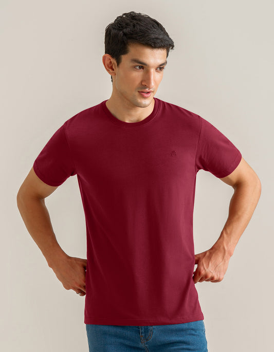 Maroon Premium Cotton Tee