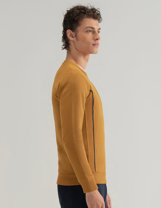 Modern Mustard Crew Neck Sweatshirt