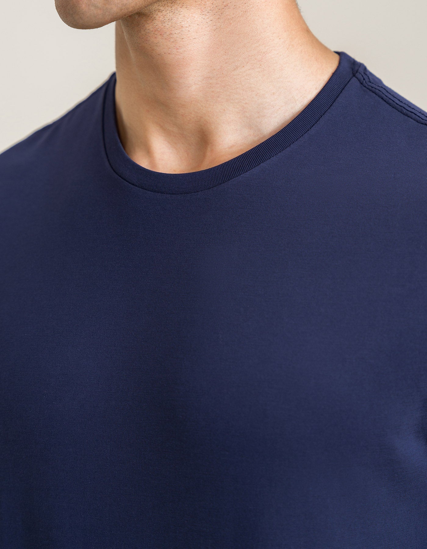 Pure Supima Cotton Tee - Navy