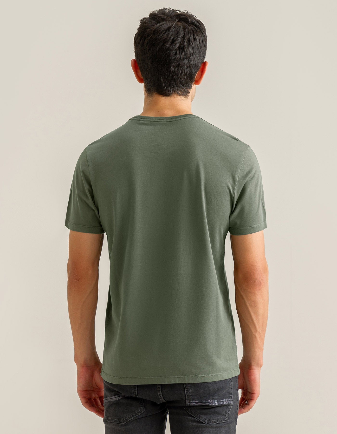 Pure Supima Cotton T-Shirt - Olive