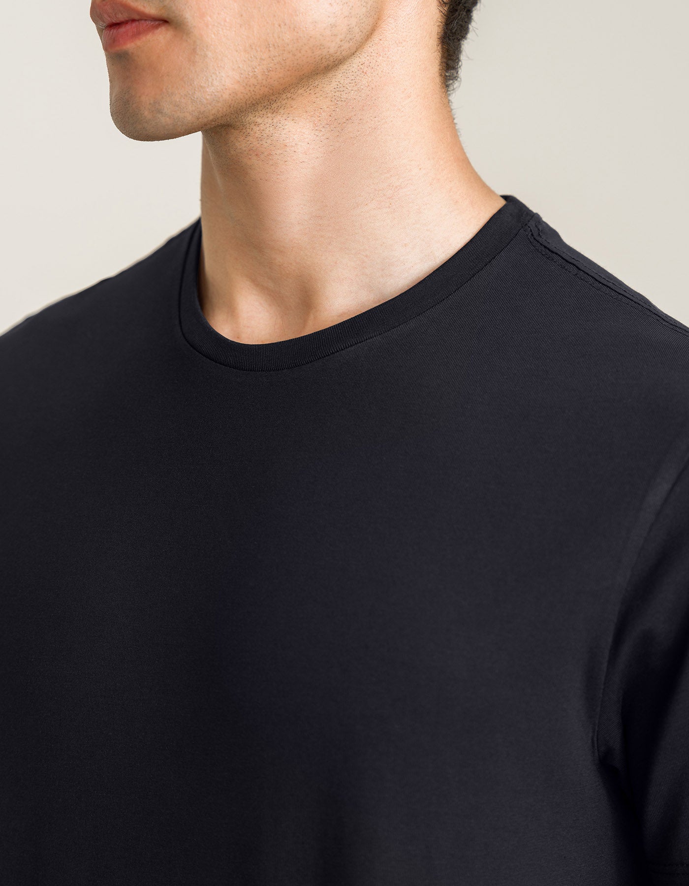 Pure Supima Cotton T-Shirt - Black