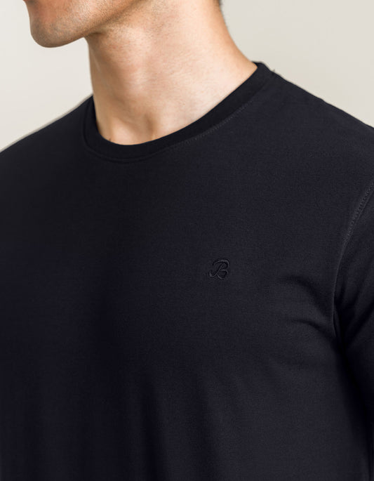 Premium Cotton T-Shirt - Black