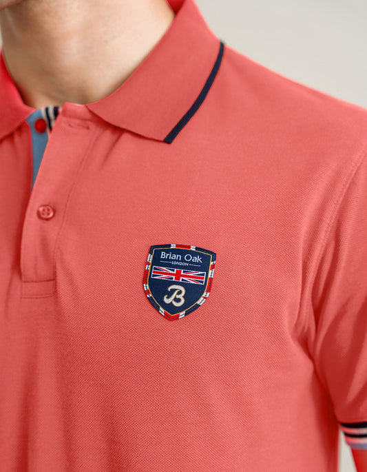 Designer Polo Shirt – Coral