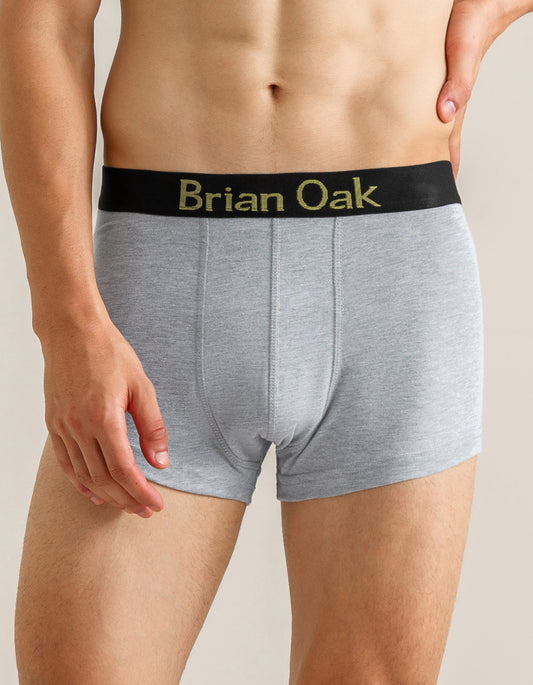 Grey Jersey Stretch Boxer Short