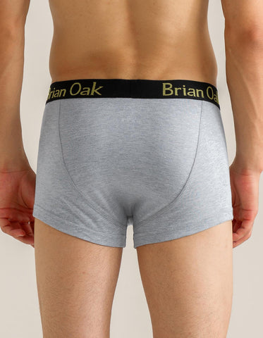 Grey Jersey Stretch Boxer Short