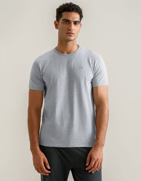 Heather Grey Premium Cotton Tee