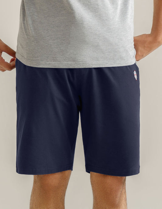 Jersey Comfort Stretch Shorts - Navy