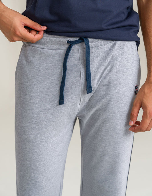 Grey Jersey Trousers for Men