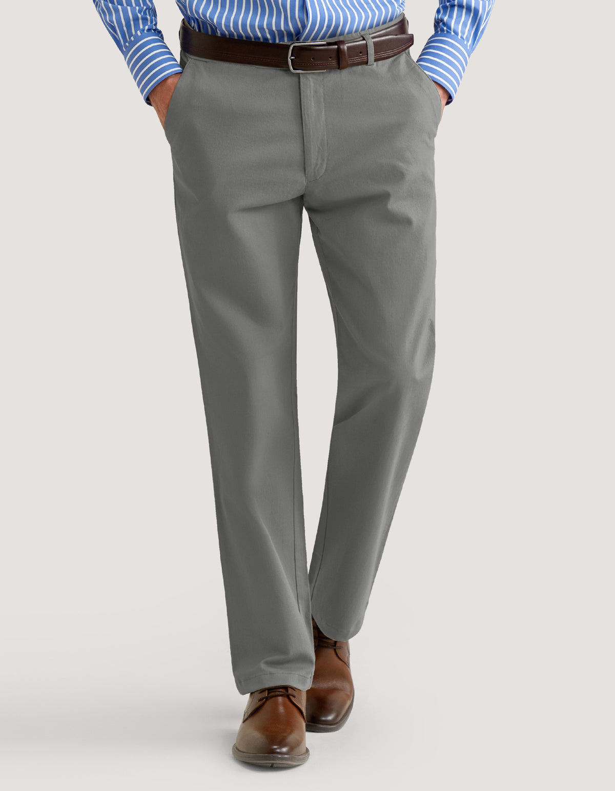 Pantalon chino gris Smart Fit