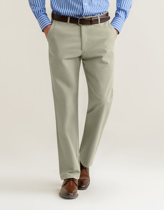 Cross Pocket Chinos – Light Stone