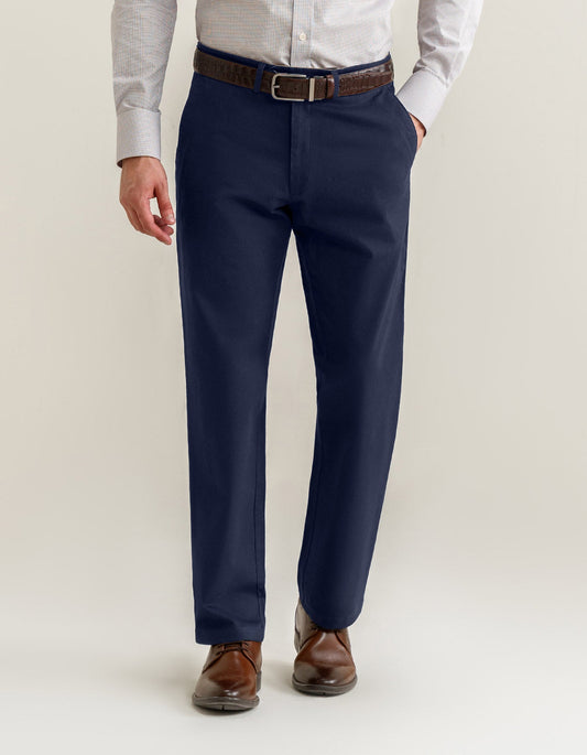 Navy Smart Fit Chinos