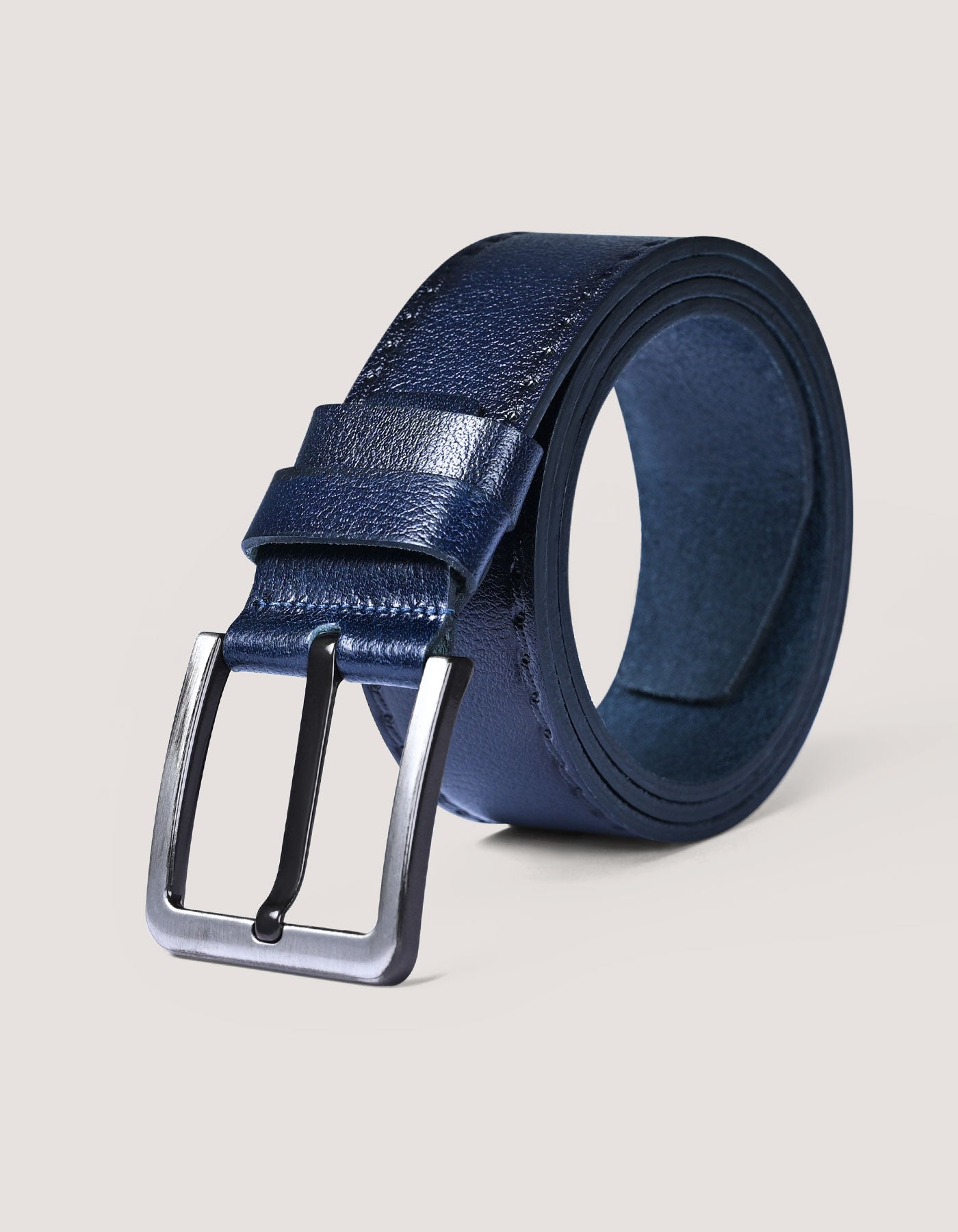 Navy Blue Wide Cowboy Belt