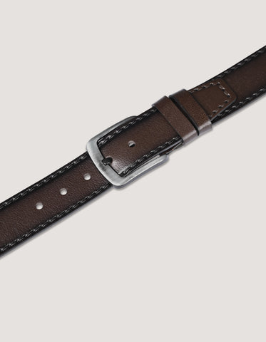 Dark Brown Wide Cowboy Belt