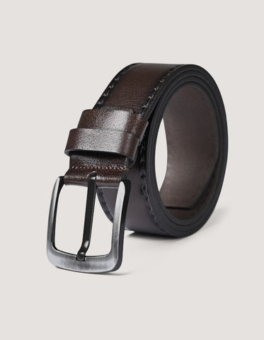 Dark Brown Wide Cowboy Belt