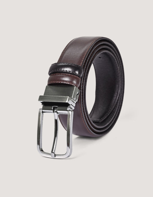 Black and Brown Reversible Belt