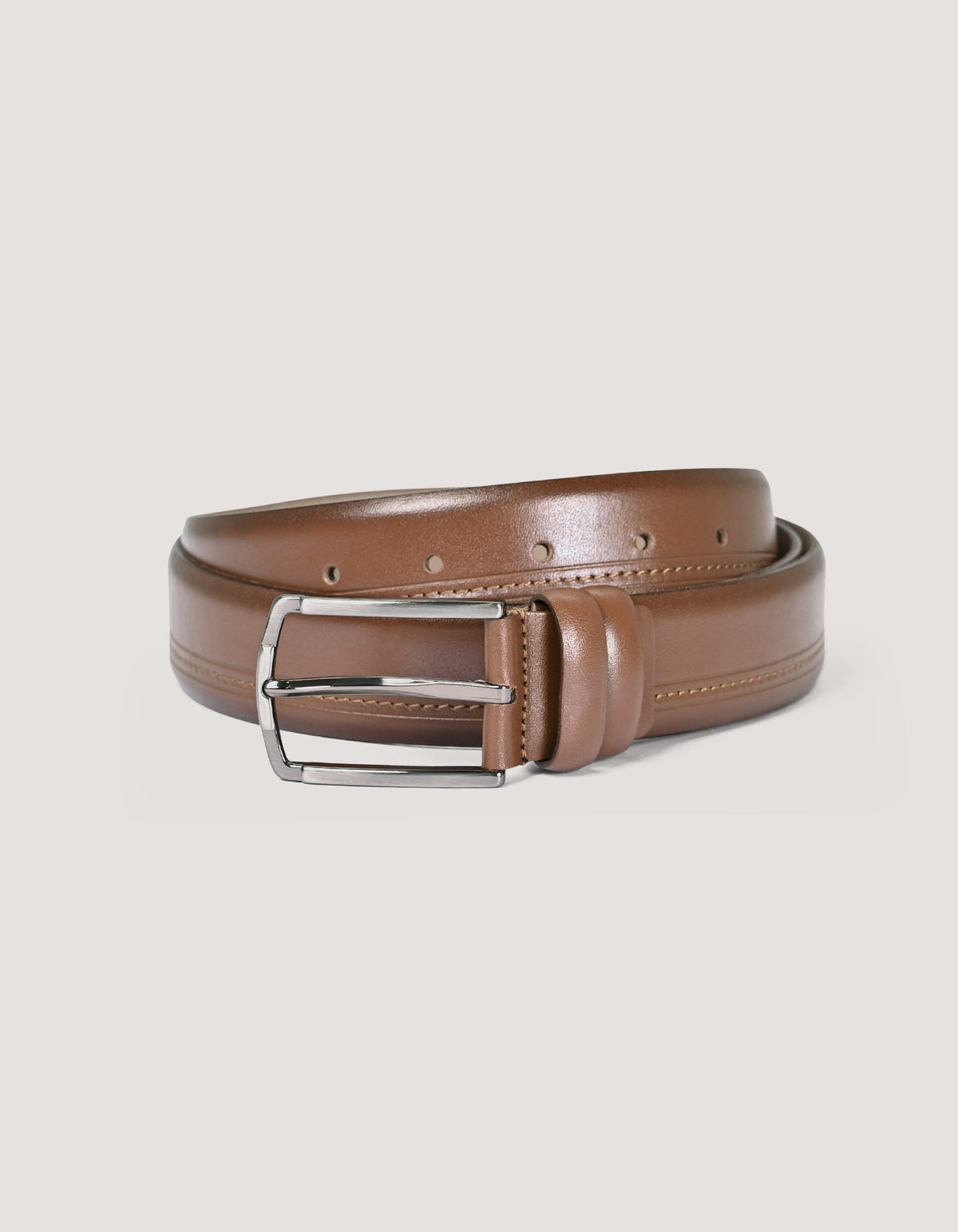 Men’s Plain Chino Leather Belt