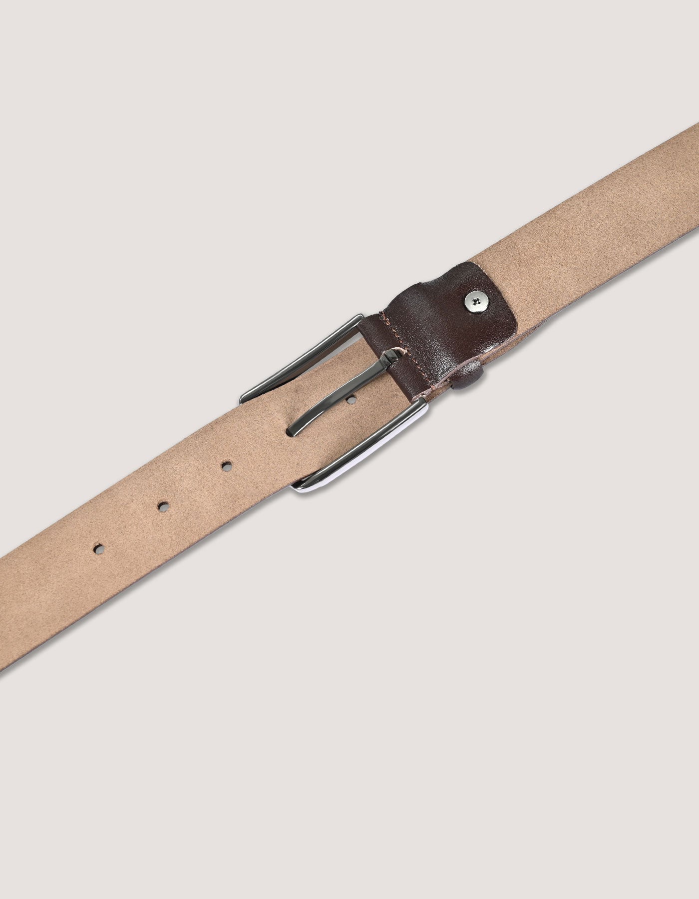 Dark Brown Textured Chino Belt