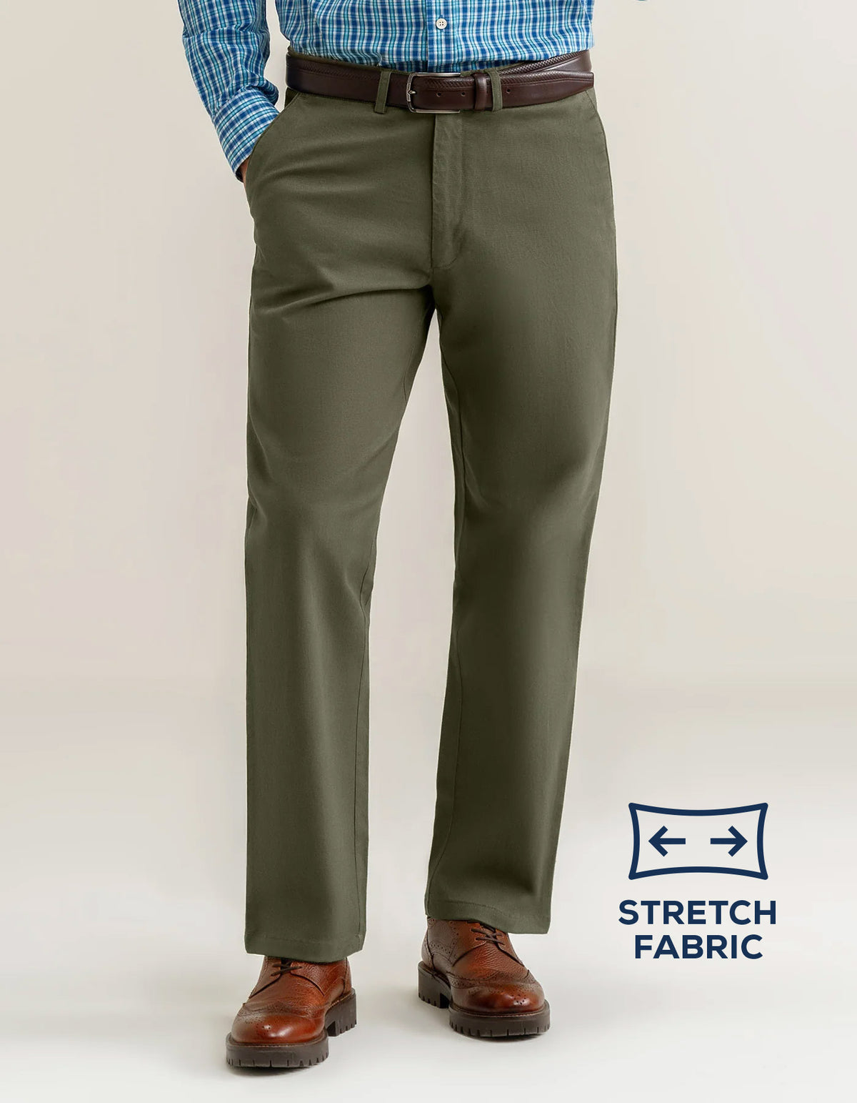 Easy Care Chinos – Olive