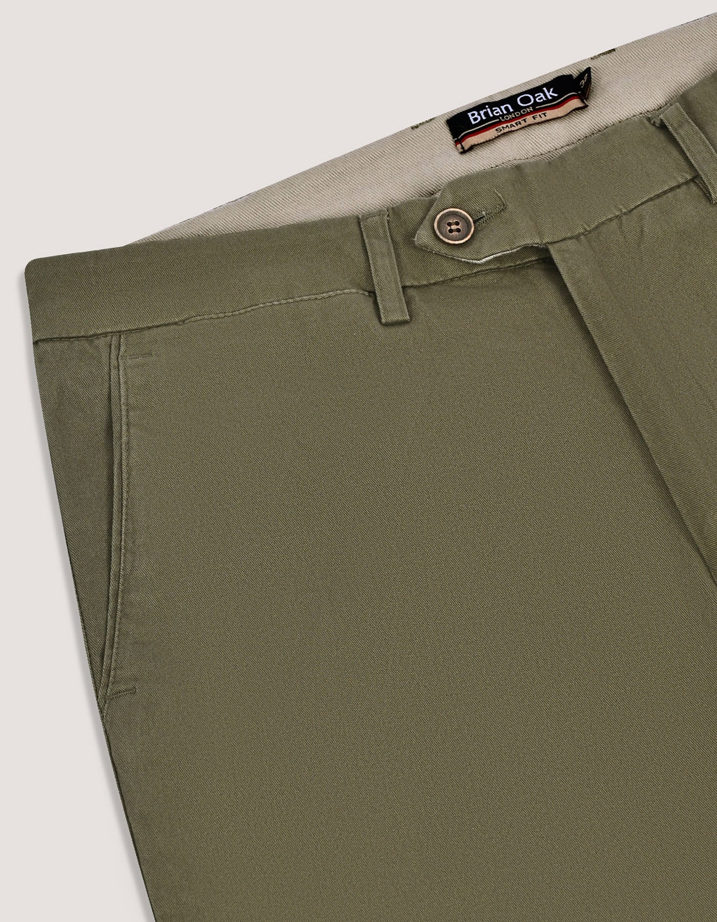 Mens Olive Colour Chino Pants