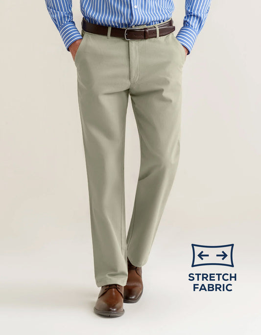 Cross Pocket Chinos – Light Stone