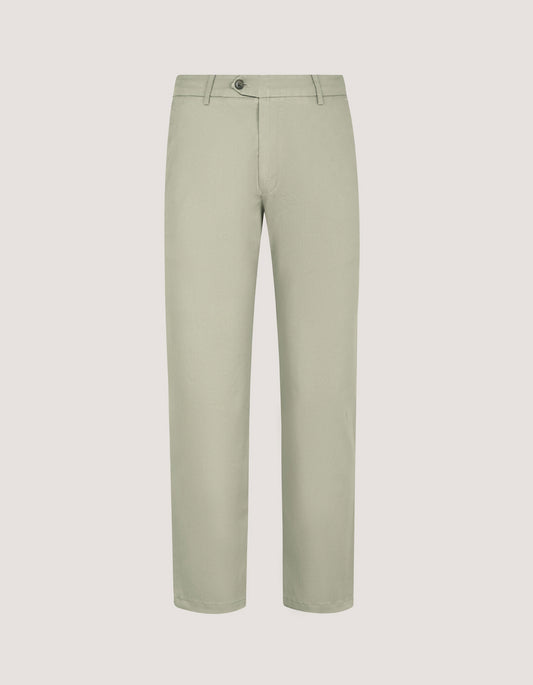 Pantalon chino à poches croisées – Pierre claire